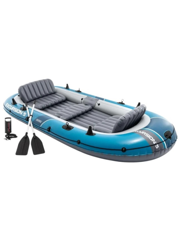 Надувная лодка Intex 66325 Excursion 5 Set (68325) 366*168*43 см.