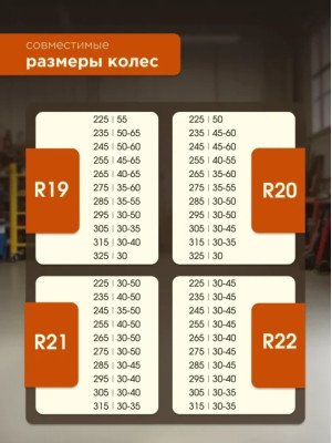 Чехлы для автомобильных колес МАК 70021, 4 шт, 115 см, (L)