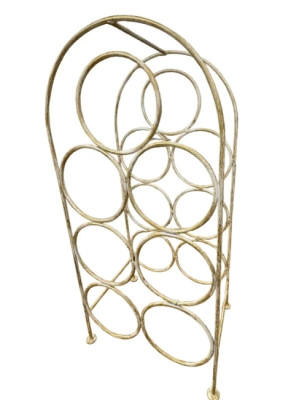 Подставка для бутылок металлическая кованая ПДБ-2-4