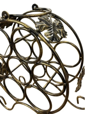 Подставка для бутылок металлическая кованая ПДБ-1-1