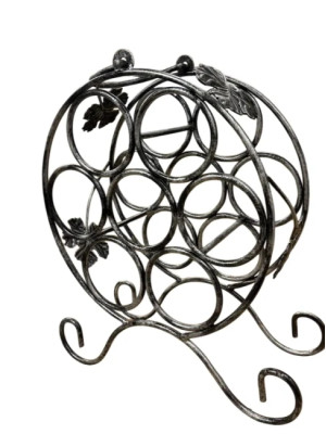 Подставка для бутылок металлическая кованая ПДБ-1-2