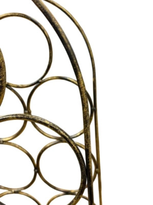 Подставка для бутылок металлическая кованая ПДБ-2-1