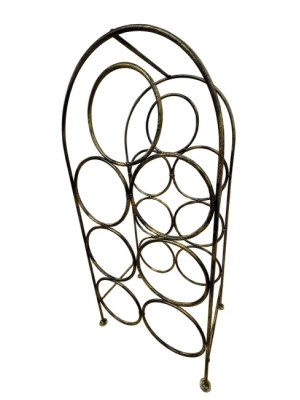 Подставка для бутылок металлическая кованая ПДБ-2-1