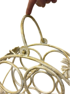 Подставка для бутылок металлическая кованая ПДБ-1-4