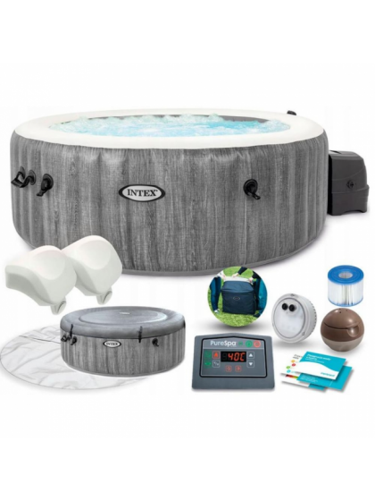 Надувной бассейн джакузи Intex 28440 PureSpa Bubbl..